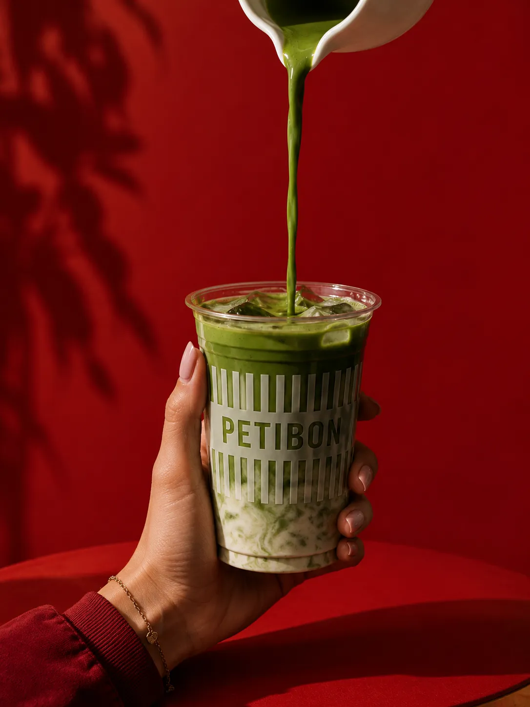 Petibon matcha served